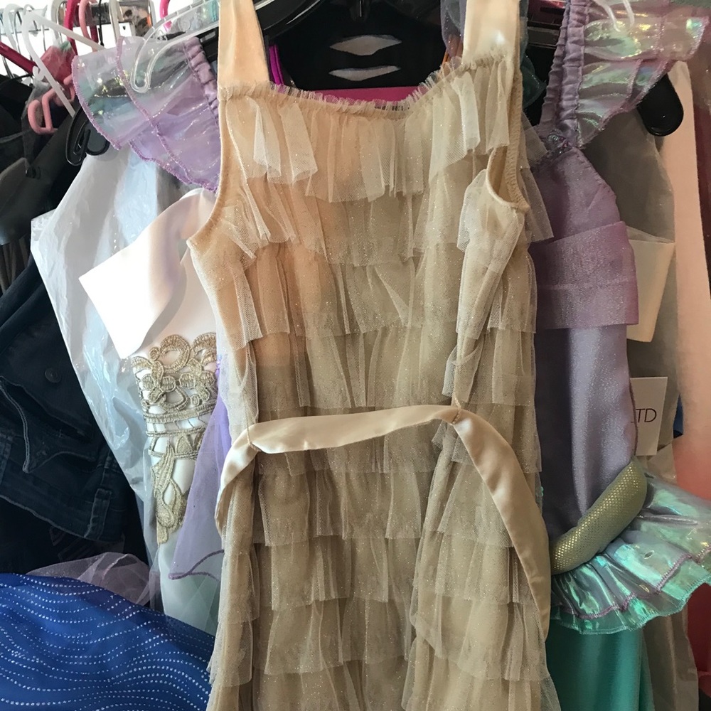 Pretty, Children’s Gold Dress